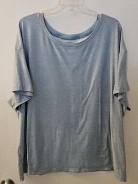 Jockey Light Blue Women’s Short Sleeve Crewneck Tee